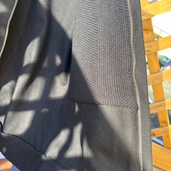 Stephan Schneider Black Wool Thinner Bomber Jacket Size 5 - Medium - Picture 16 of 16